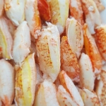 Thịt càng ghẹ đông lạnh loại lớn khay 250gr